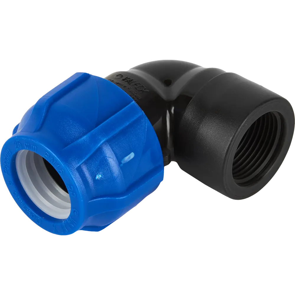 Отвод Valfex 90° для полиэтиленовых труб 25x3/4" 89106798 STLM-0078419