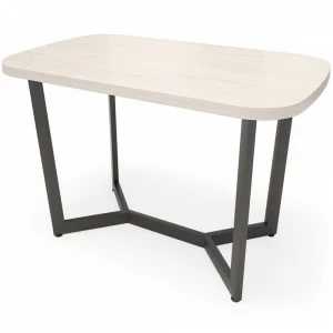 Обеденный стол белый прямоугольный 120 см "Лофт" М light B MILLWOOD RAW 134402 Белый