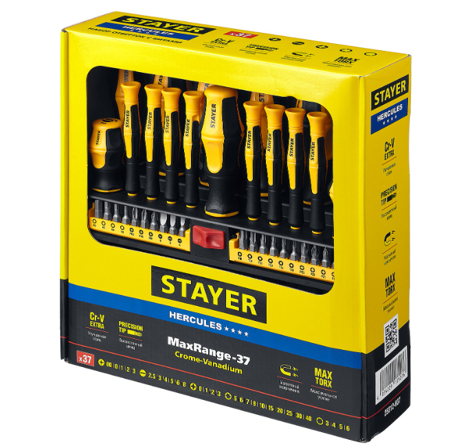 Набор отверток STAYER 25312-H37 9109075 STDN-0076745 - Вид №1
