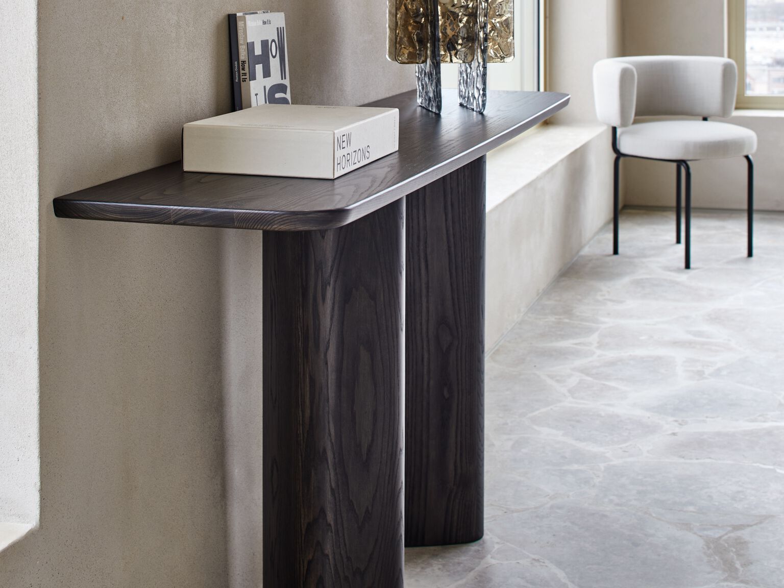 Прямоугольная консоль из массива дерева more Oso ARCH-00139345 - Вид №1