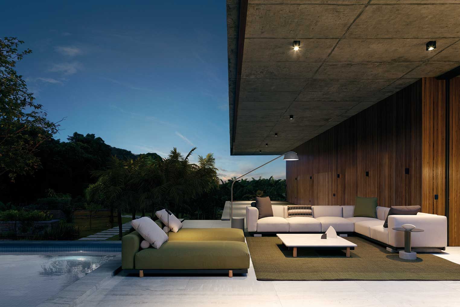 2-местный диван Kettal Molo ARCH-00075798 - Вид №1