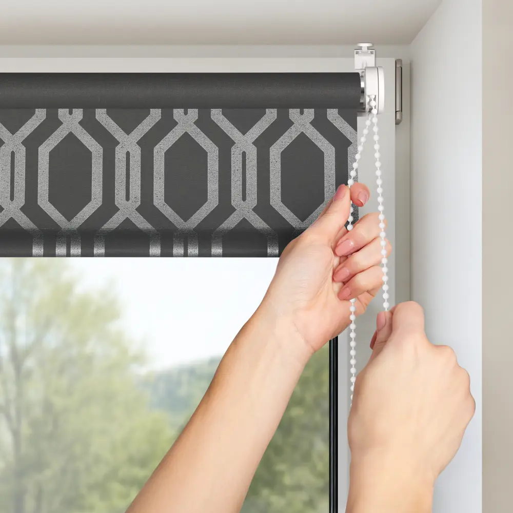 Штора рулонная Imperial 100x160 см серая PRAKTO STLM-2167245 - Вид №5