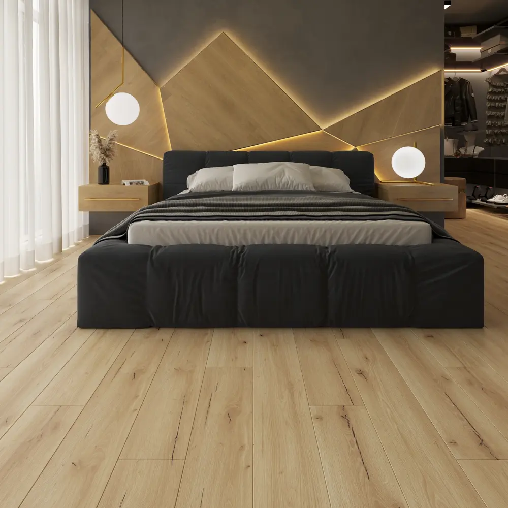 91226228 SPC плитка AlixFloor Natural Line Дуб сонома рустикальный 43 класс толщина 5 мм 2.009 м², цена за упаковку STLM-0892995