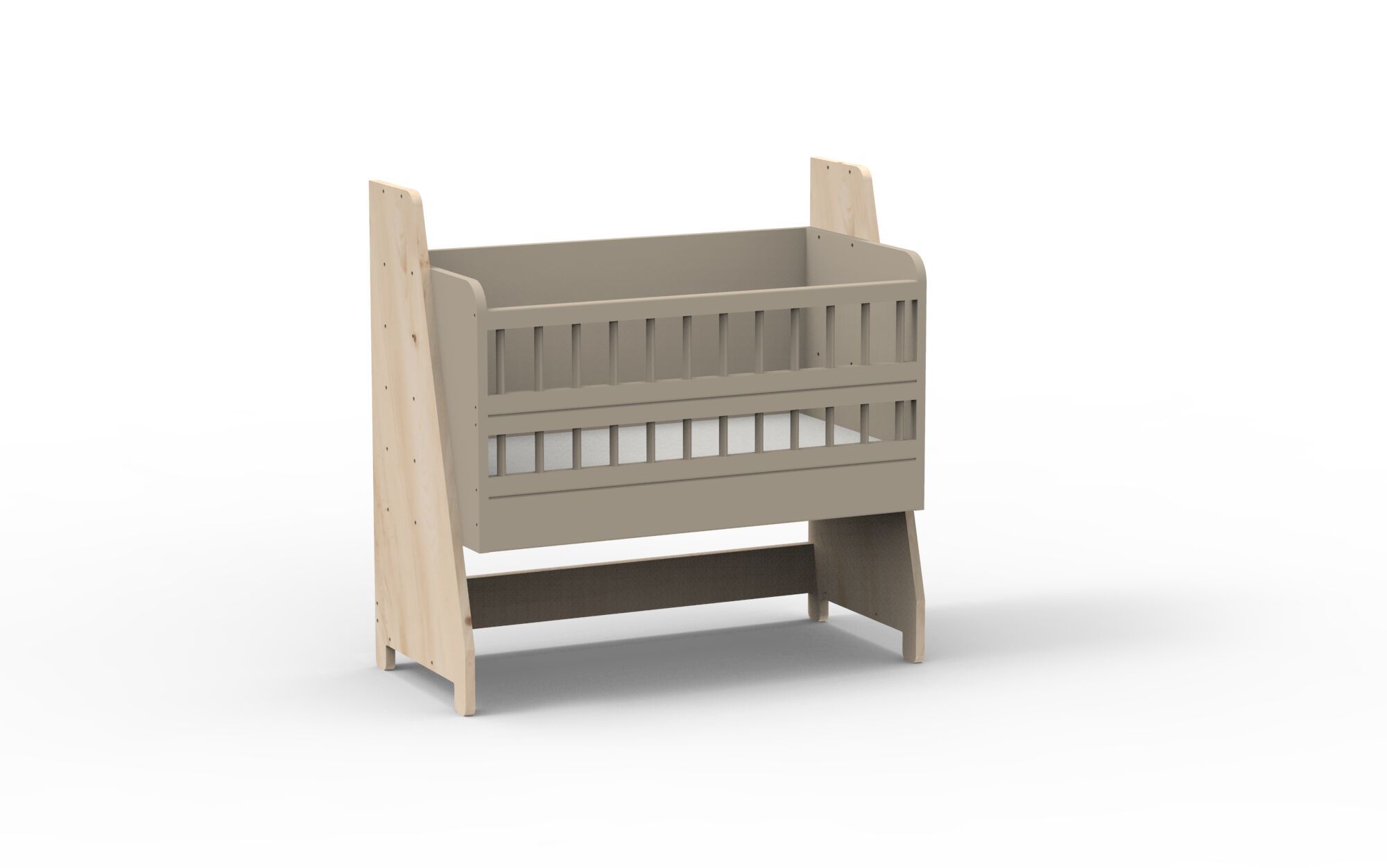 Лакированная деревянная кровать для сна Mathy by Bols ASYMETRY ARCH-00052185 - Вид №59