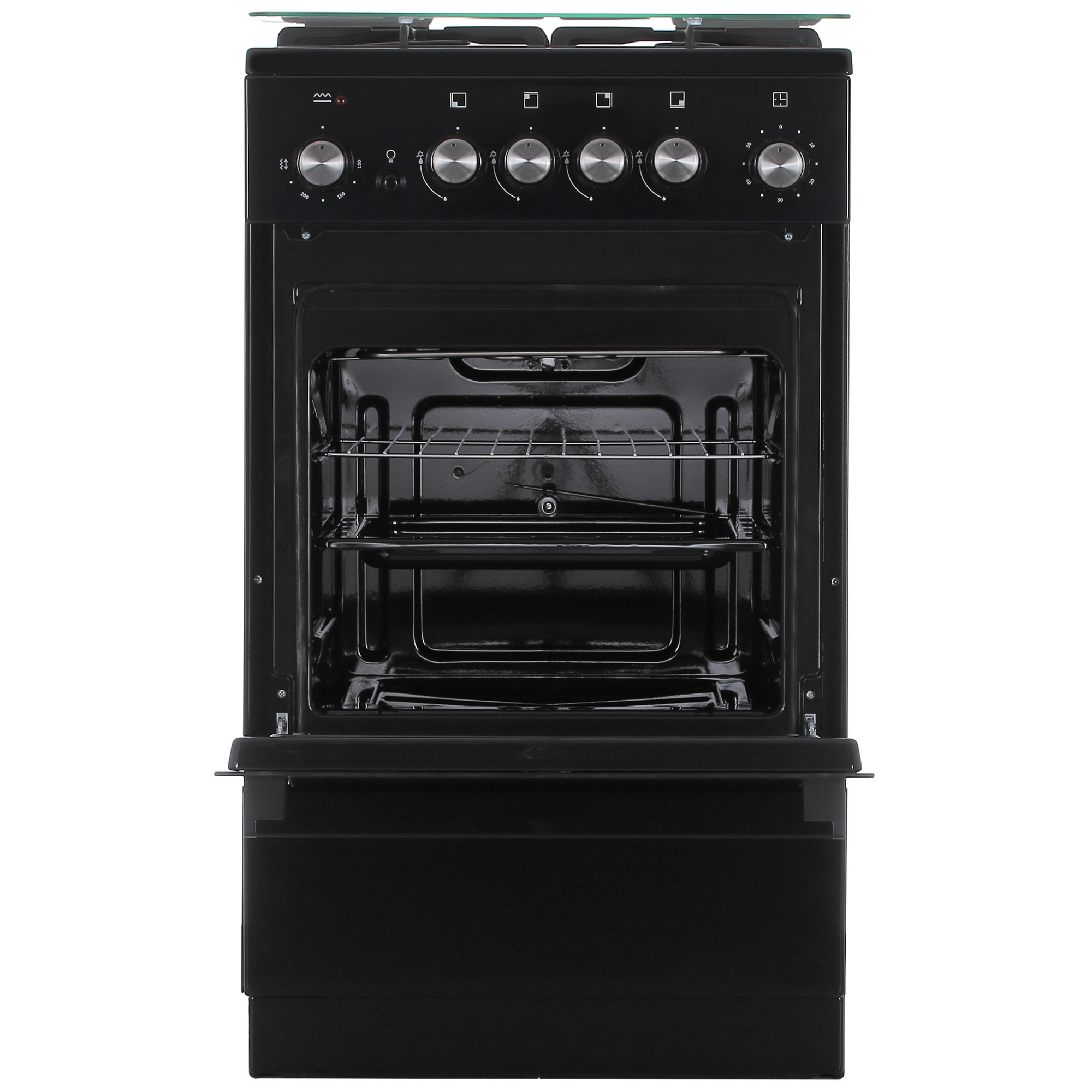 9082372 Комбинированная плита DEXP M25-1B черный STDN-0014817 - Вид №7