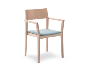 Штабелируемый стул с подлокотниками