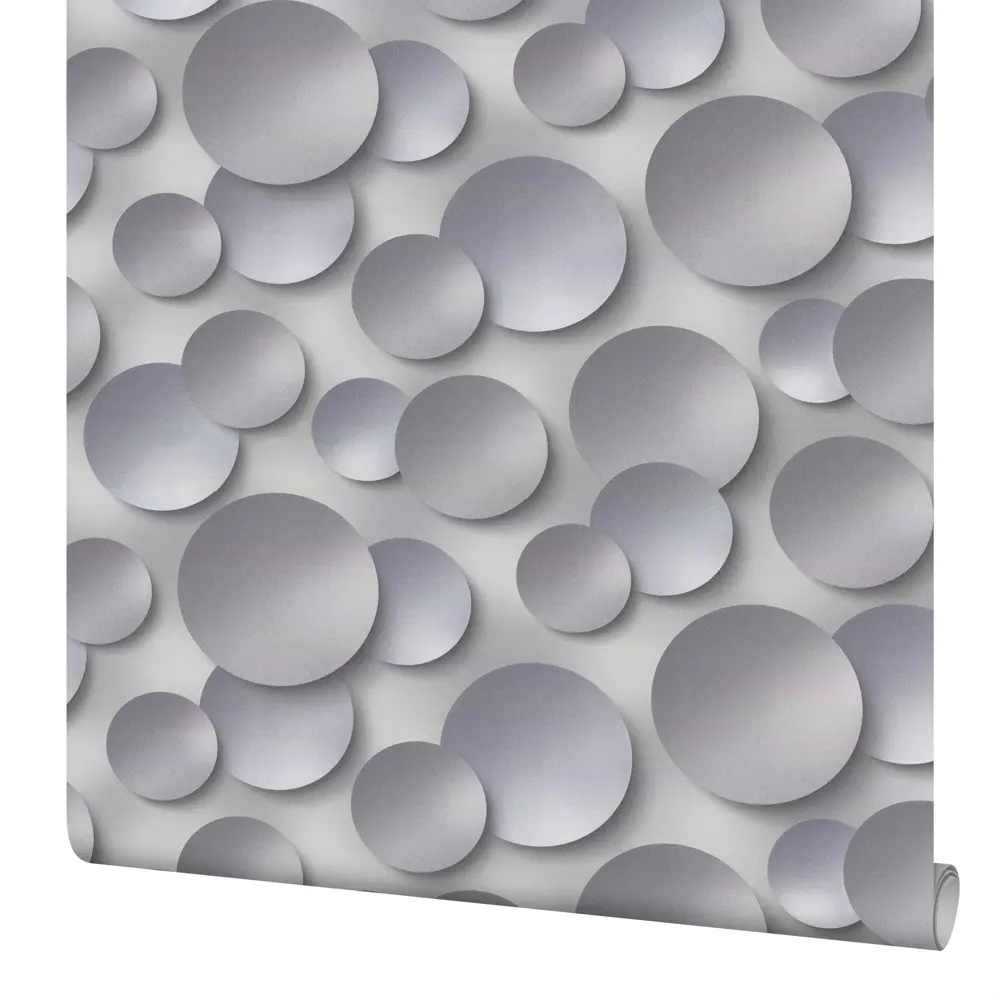 Обои флизелиновые 3D Круги серые 1.0 м 10360-04 АРТЕКС STLM-2160623