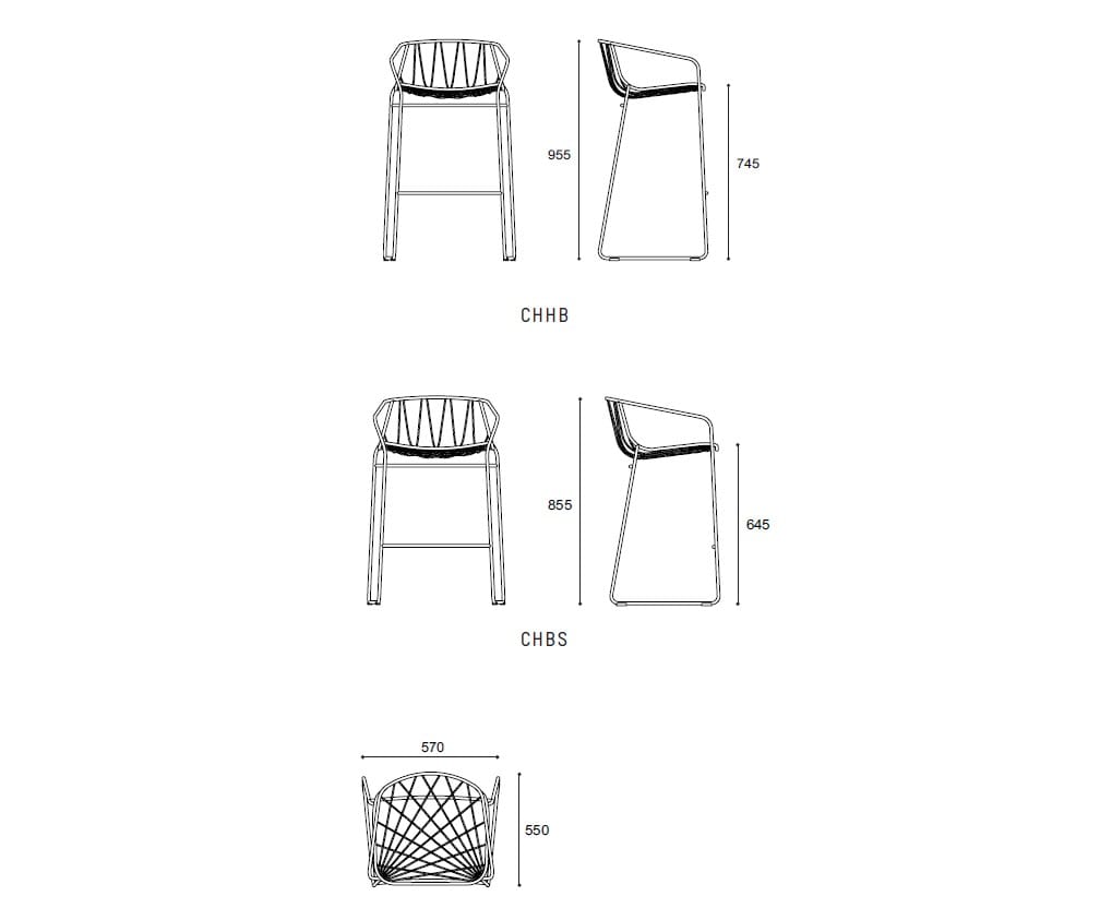Стальной стул SP01 Chee ARCH-00045465 - Вид №7