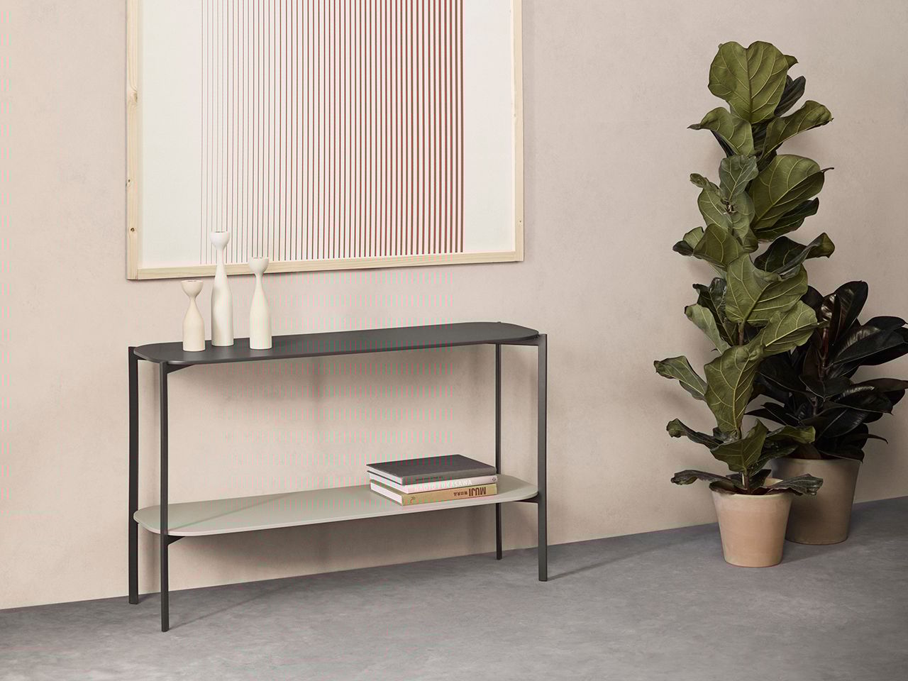 Деревянная прямоугольная консоль с полками Kendo Mobiliario ARCH-00147726 - Вид №2