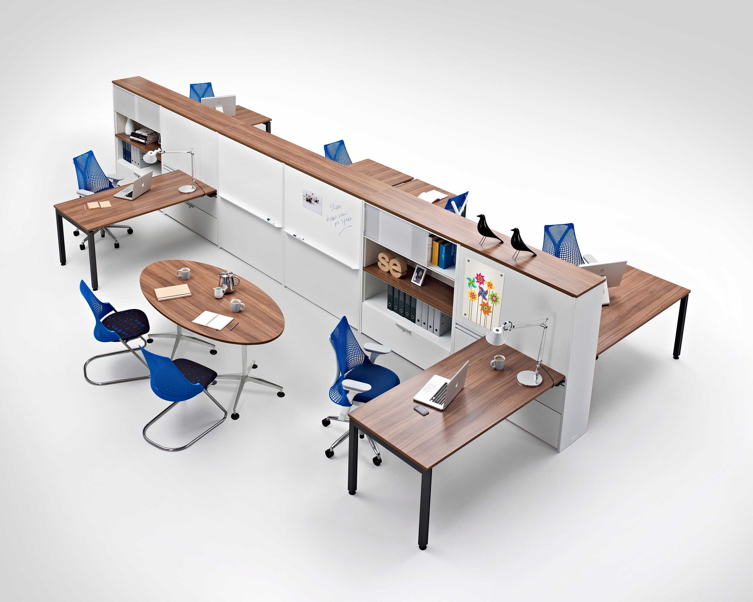 Тканевый стул с подлокотниками Herman Miller Sayl ARCH-00144514 - Вид №13