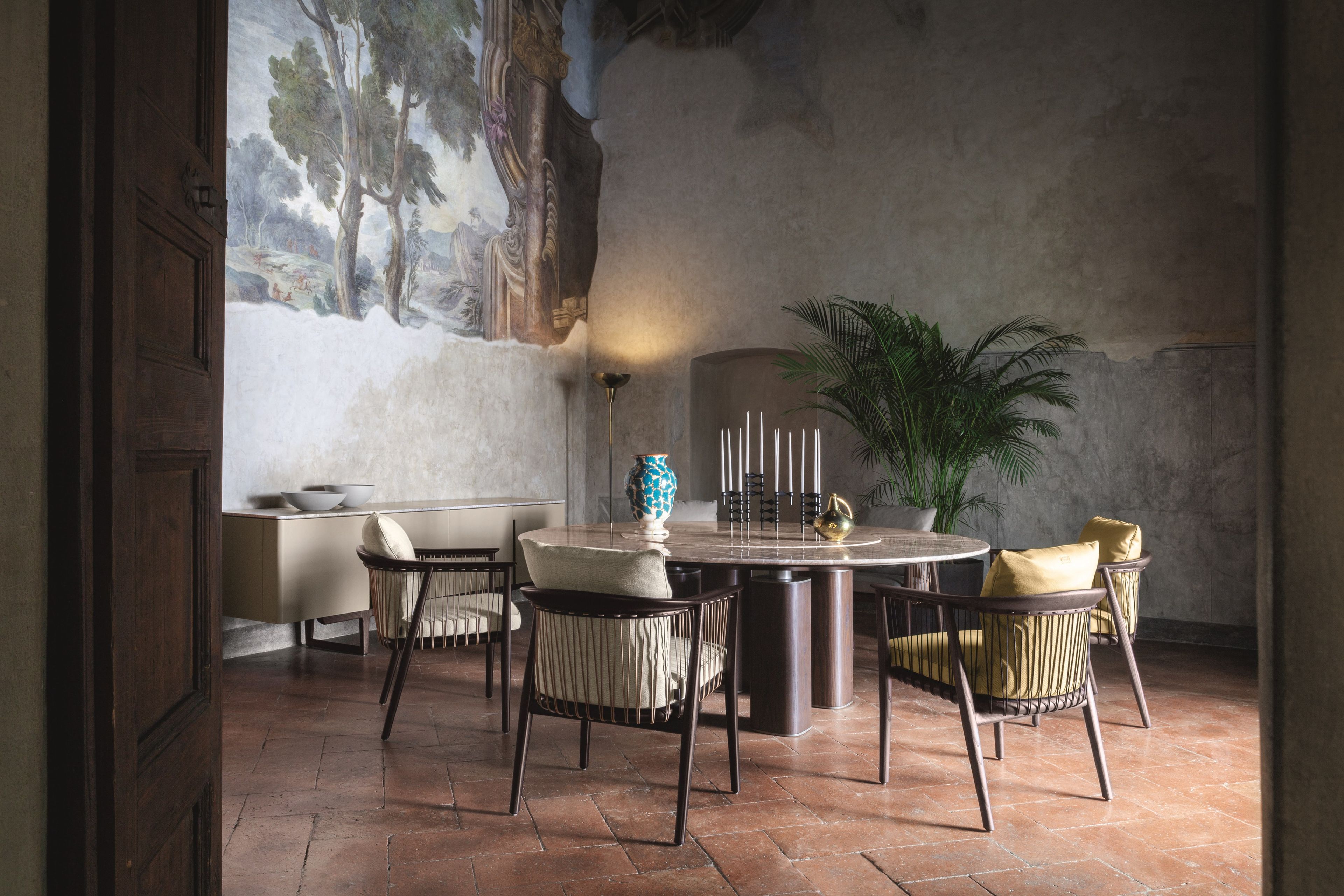 Кожаное кресло с подлокотниками Poltrona Frau коллекция-диваны и кресла ARCH-00076161 - Вид №4