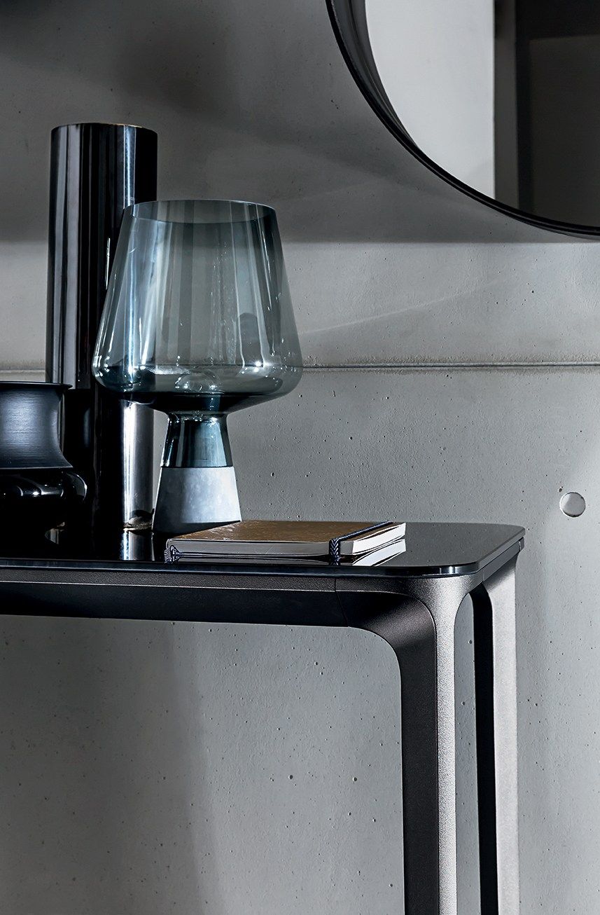 Стеклянная прямоугольная консоль Sovet Italia тонкий ARCH-00107222 - Вид №1