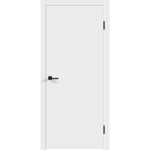 Комплект двери Бланка глухая 90x200 см эмаль белый с добором 100 мм