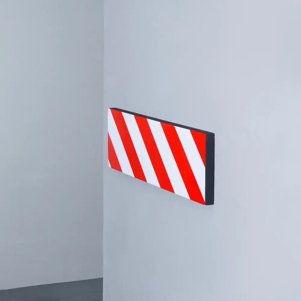 Демпфер для стен 50x15 см, пластик, цвет красный/белый STANDERS STLM-2025011 - Вид №2