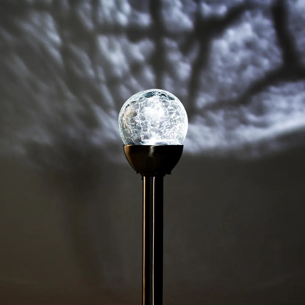 Фонарик садовый на солнечной батарее Smartbuy на солнечных батареях 6 см цвет нержавеющая сталь STLM-2014363