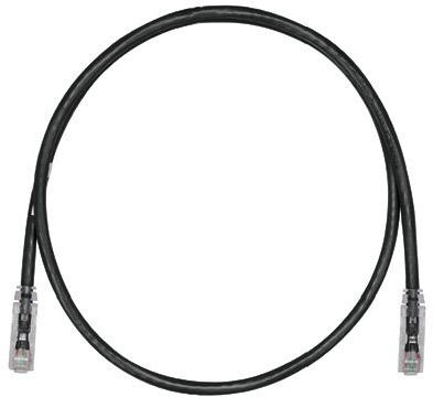 UTPSPL5MBLY Copper patch cord, category 6, black lsz Panduit Santreyd 