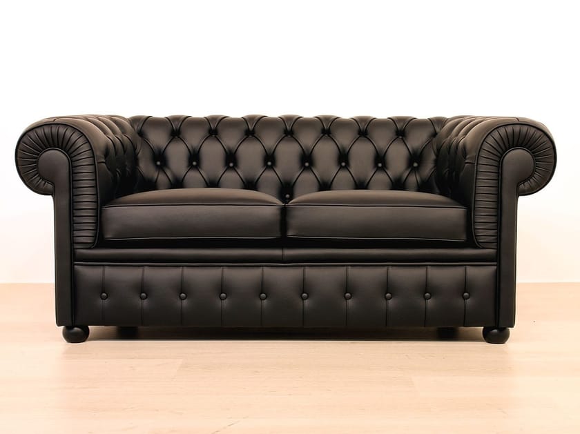 2-местный кожаный капитонный диван VAMA CHESTERFIELD ARCH-00056531