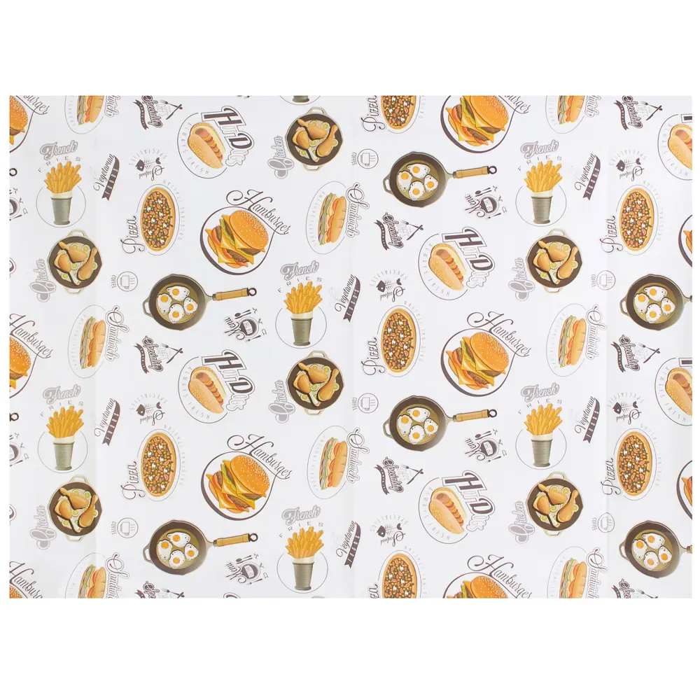 Скатерть «Фастфуд» 110х140 см ПВХ Santreyd STLM-2111615