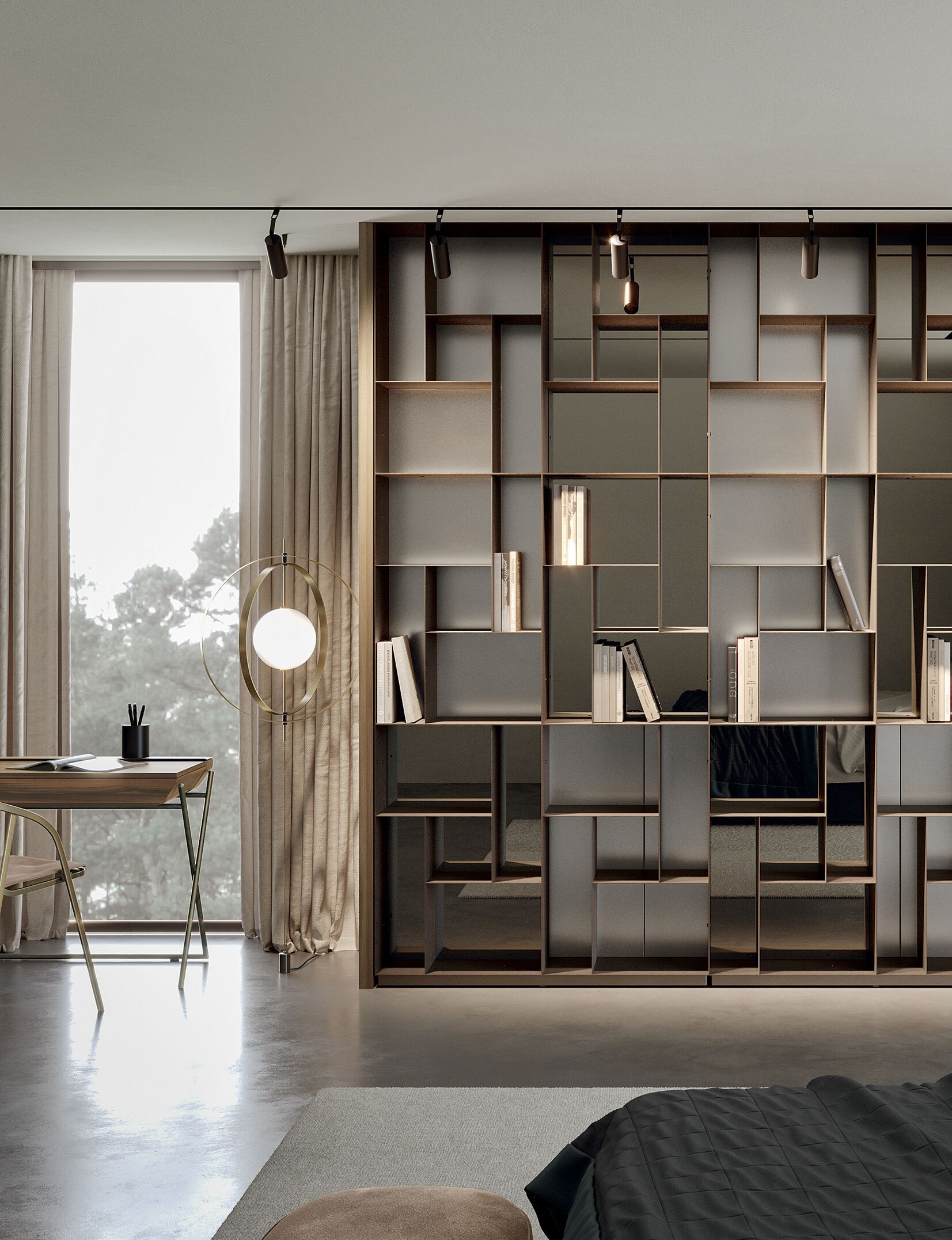 Стальная модульная Книжная полка Bontempi Casa ATENA ARCH-00049683 - Вид №3