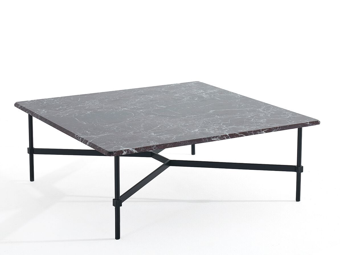 Квадратный журнальный столик с мраморной столешницей NDESIGN Ezora ARCH-00077696