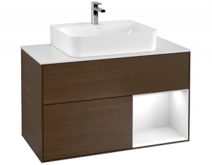 Villeroy&Boch Тумба под раковину Прямоугольная версия F121GFGN Finion Walnut Veneer