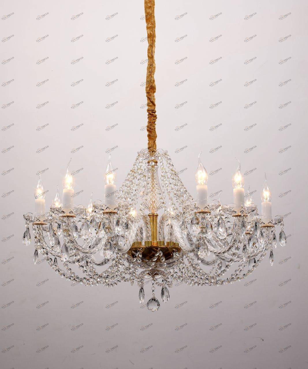 Подвесная люстра Favourite Simone 1736-12P FAVOURITE ДИЗАЙНЕРСКИЕ, SIMONE 059141 Прозрачный 