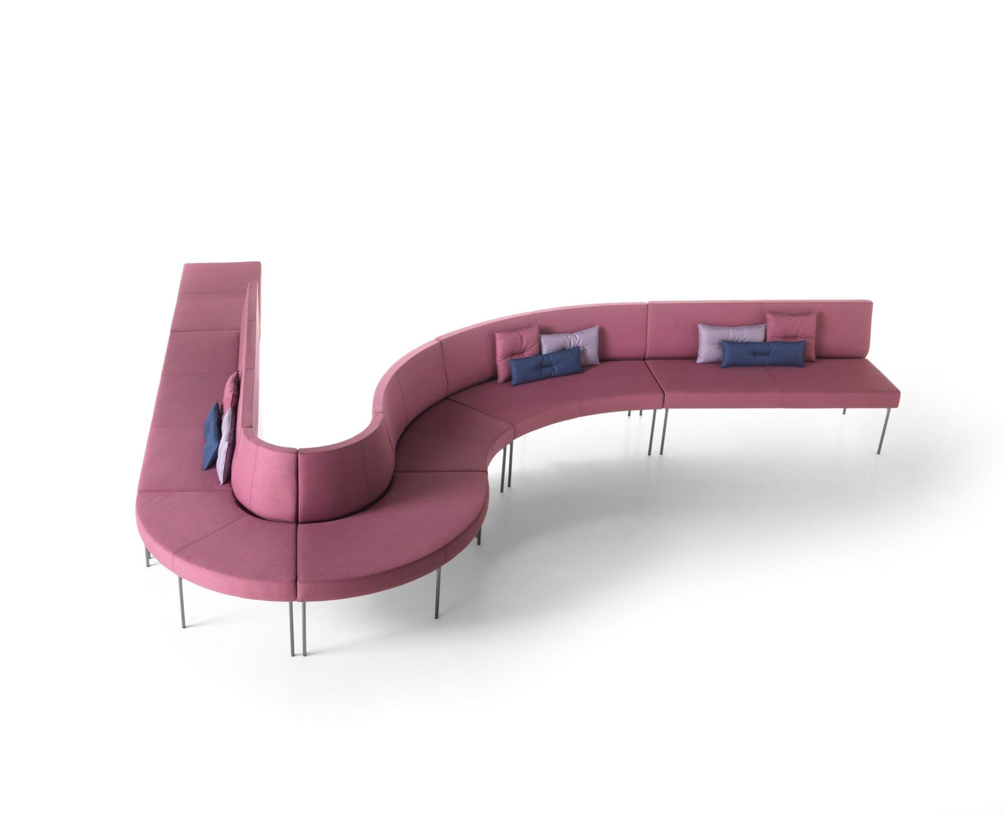 Модульная скамья из ткани со спинкой SITIA Laguna ARCH-00146120 - Вид №41