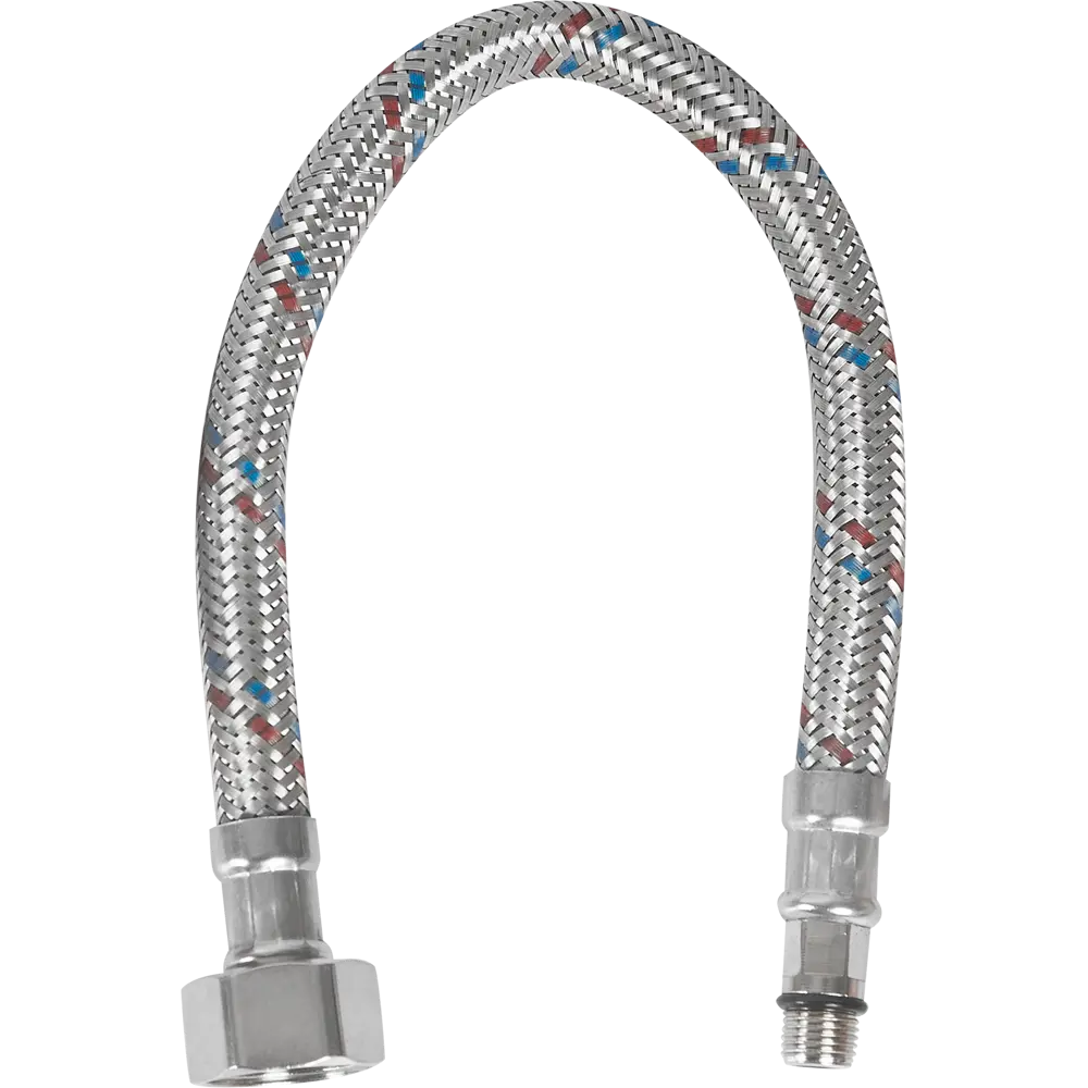 Гибкая подводка для смесителя Aquabeam 1/2"xM10-18 гайка - штуцер 30 см STLM-2139120 - Вид №2