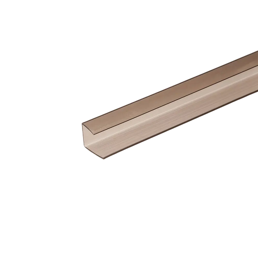 Профиль торцевой для поликарбоната Колибри 4 мм 2.1 м бронзовый Santreyd STLM-2066320