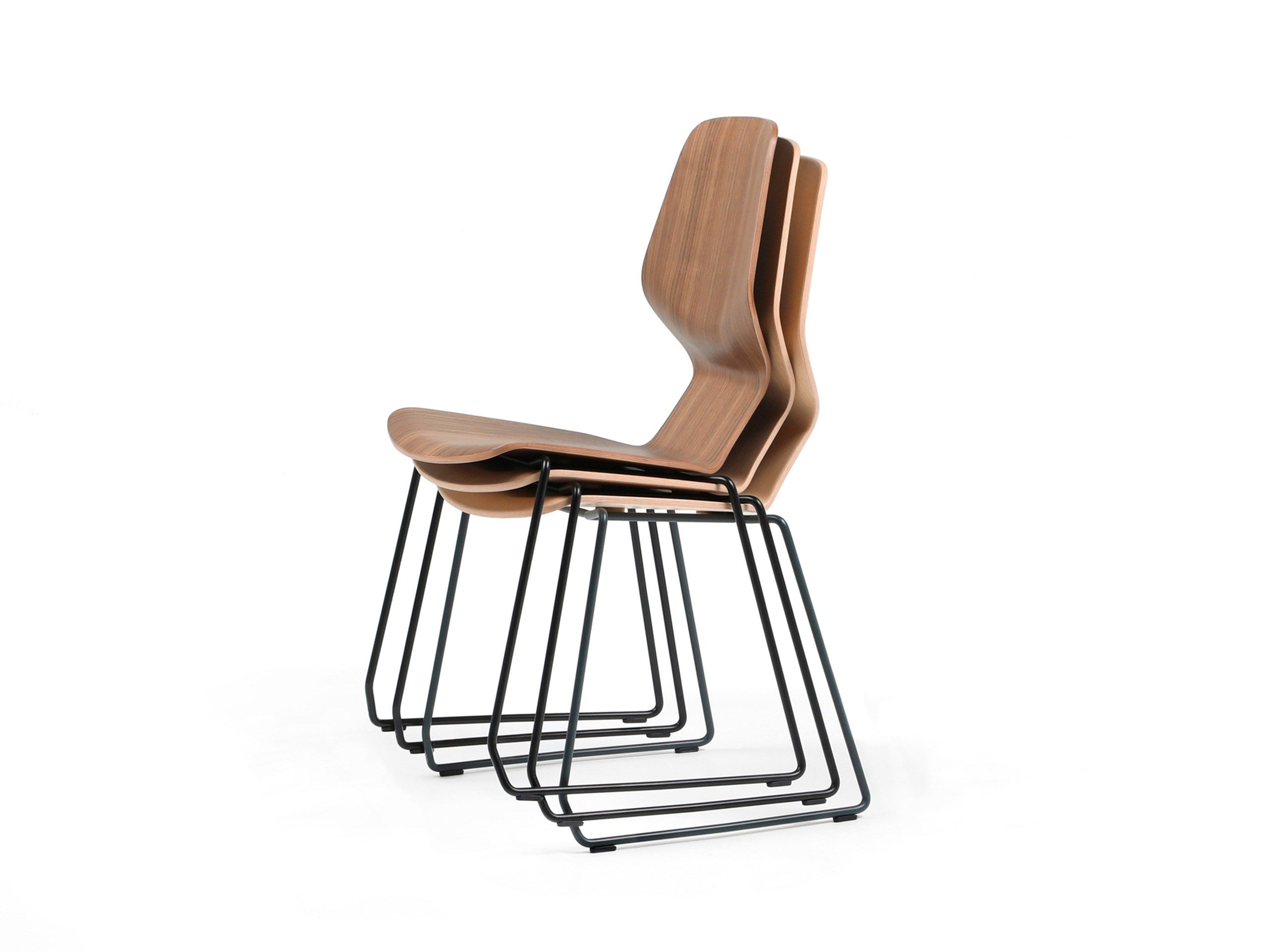 Штабелируемый стул из ткани prostoria Oblikant ARCH-00084321 - Вид №3