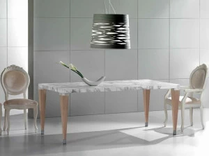 International Marmi Прямоугольный стол из мрамора калакатта Contemporary Im5430