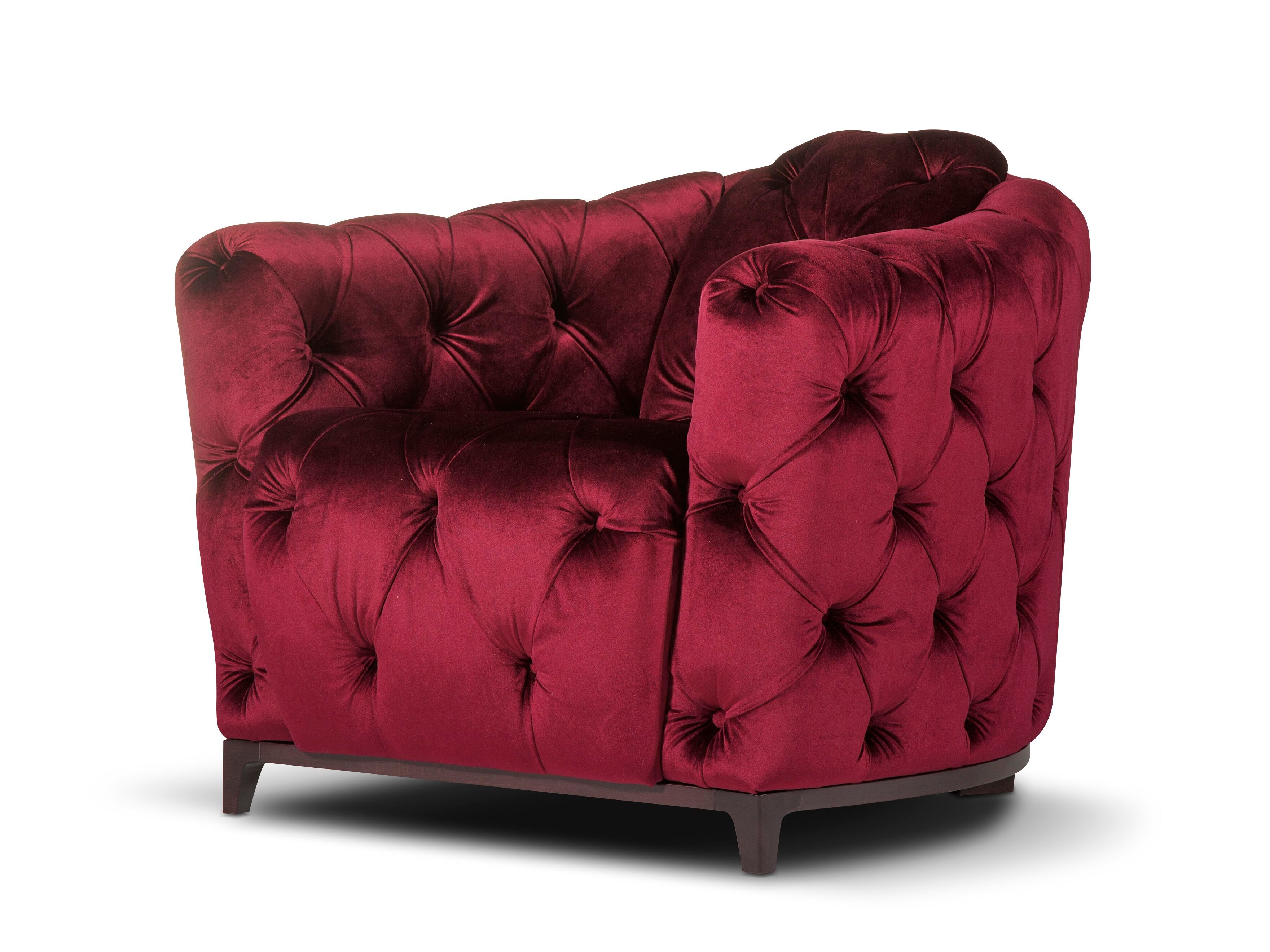 Тканевое кресло с подлокотниками Calia Italia премиум ARCH-00003928