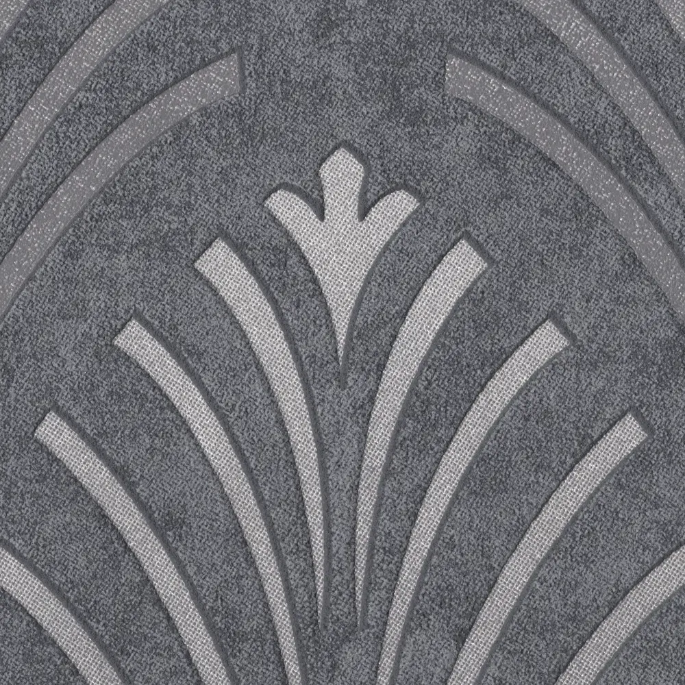 Обои флизелиновые A.S. Creation Style чёрные 1.06 м 138222 STLM-2134395 - Вид №1