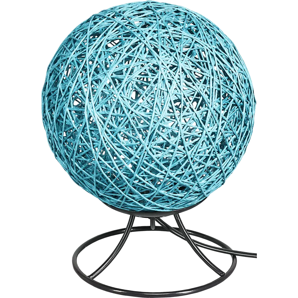 Ночник светодиодный «Ротанговая нить» 1.5 м? тёплый белый свет цвет голубой APEYRON STLM-2023122 - Вид №1