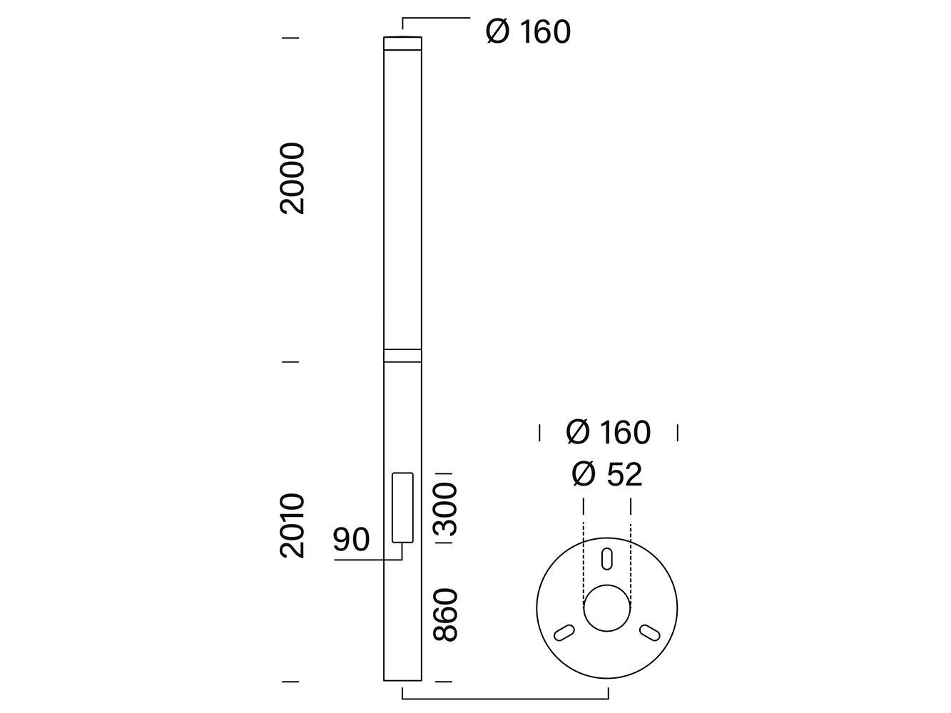 Алюминиевый светодиодный светильник для общественных мест Platek ARCH-00044994 - Вид №4