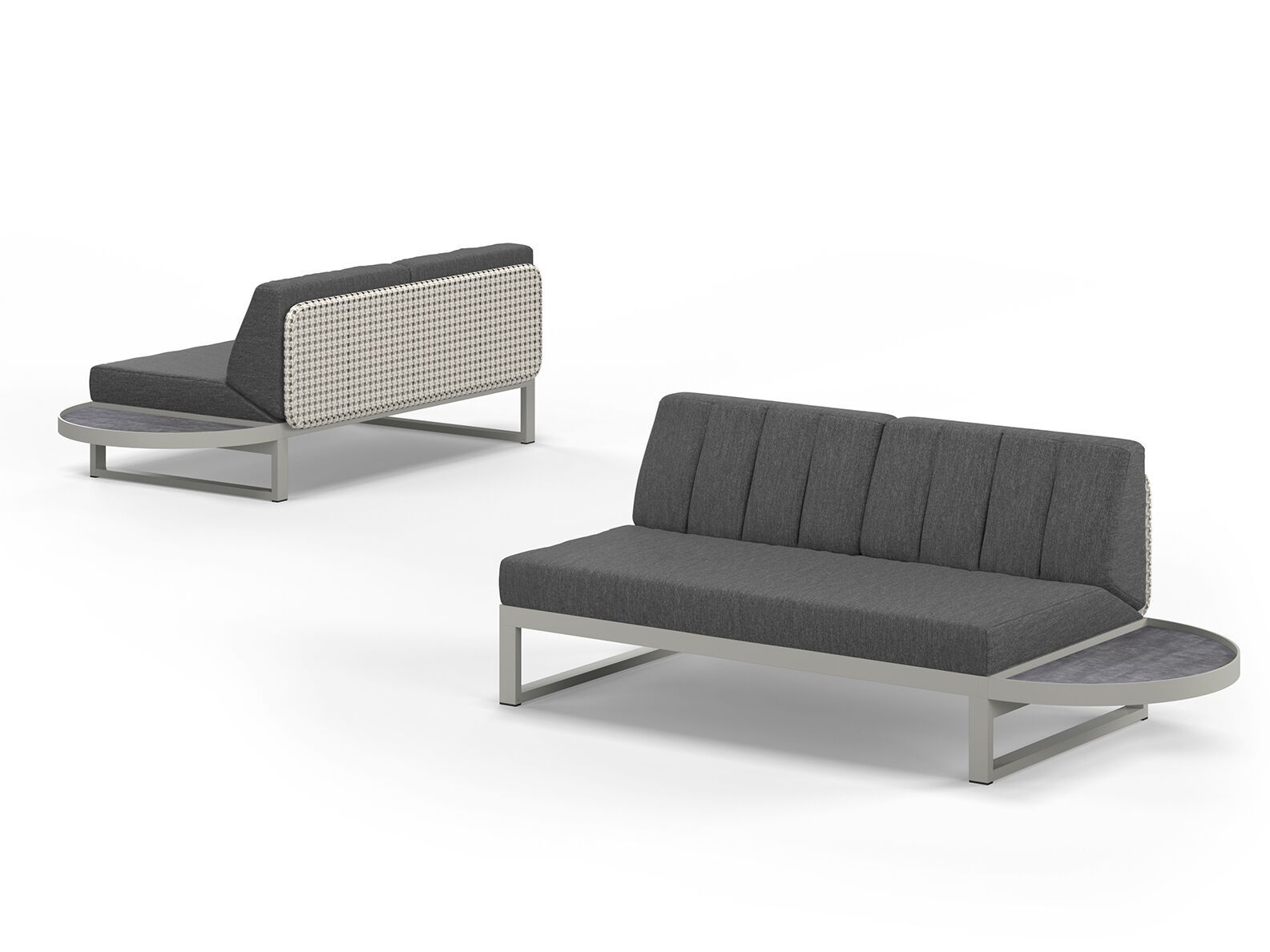 2-местный модульный тканевый диван с журнальной стойкой MAMAGREEN Munia ARCH-00077745 - Вид №6