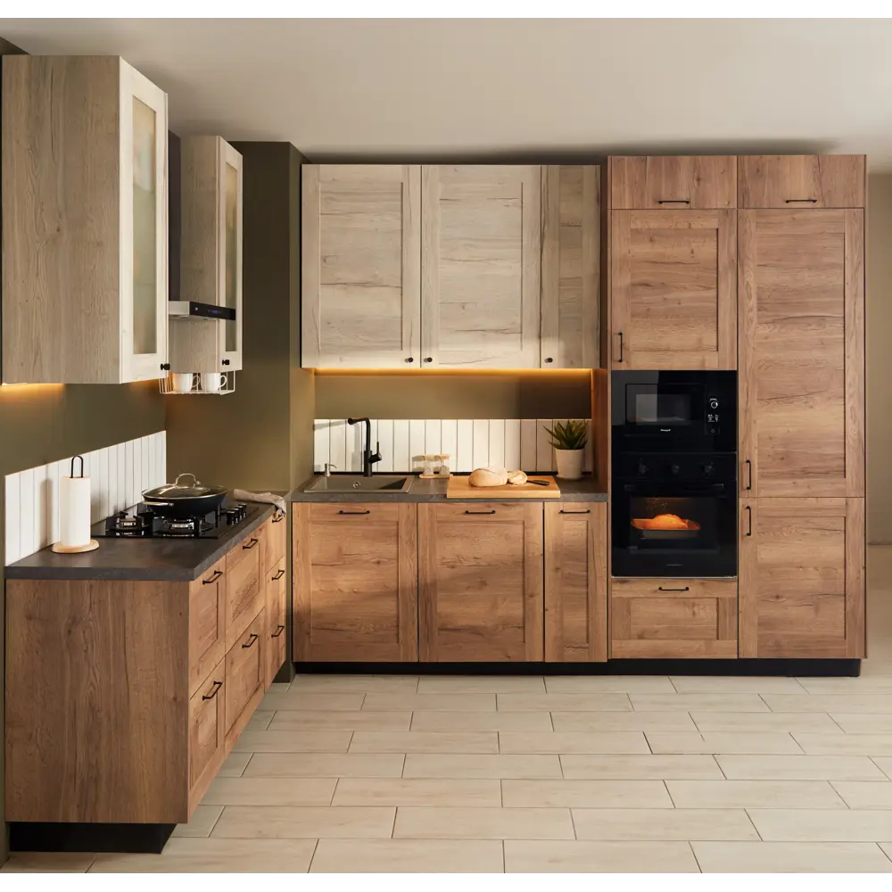 Карниз для кухни Delinia ID Рошаль 220 см - стильное завершение интерьера 86881241 STLM-0887779 - Вид №7