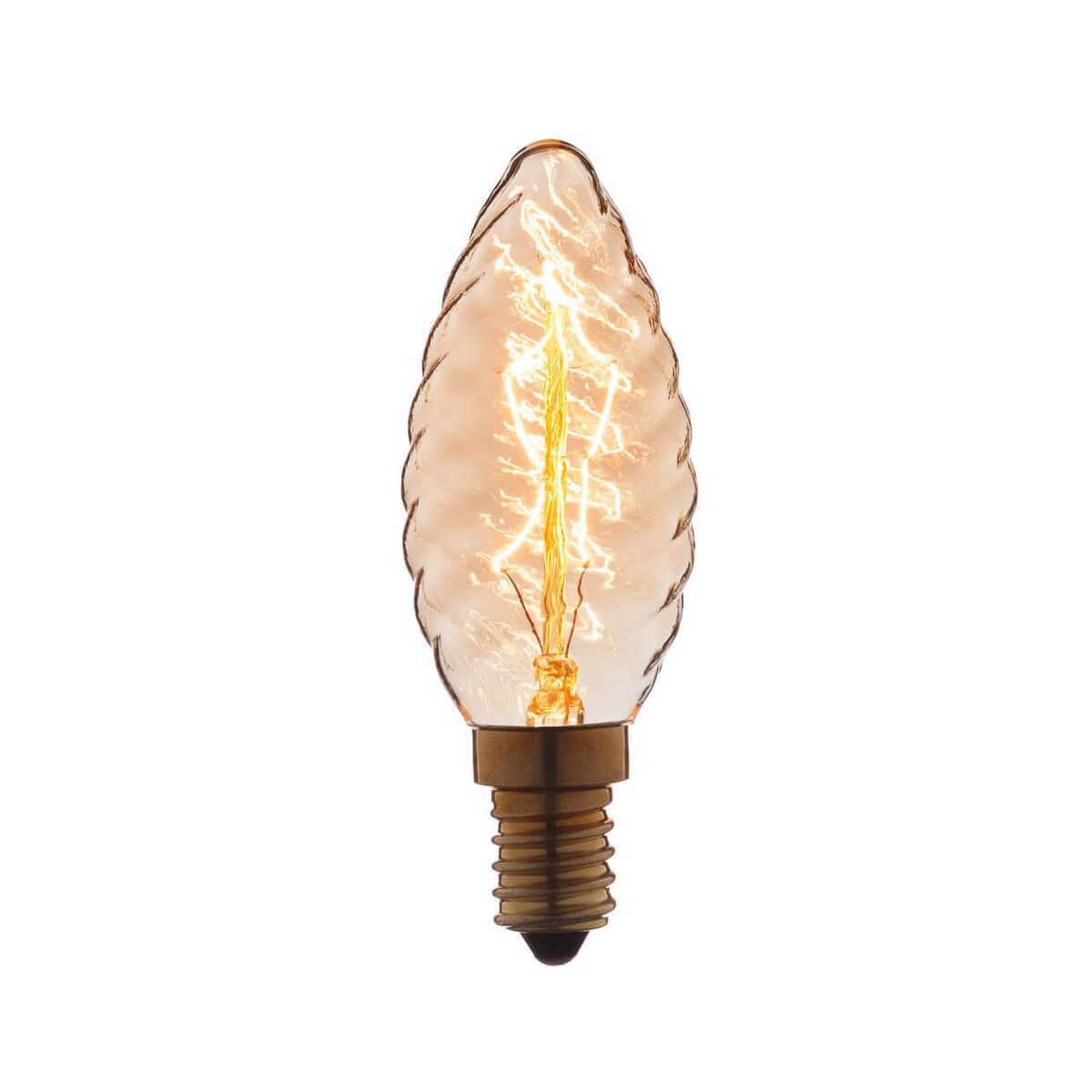 3560-LT Лампа накаливания E14 40W прозрачная Loft IT Edison Bulb