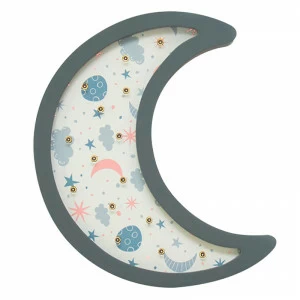 Детский светодиодный ночник "Луна" графит БЕЛЬМАРКО  327360 Серый