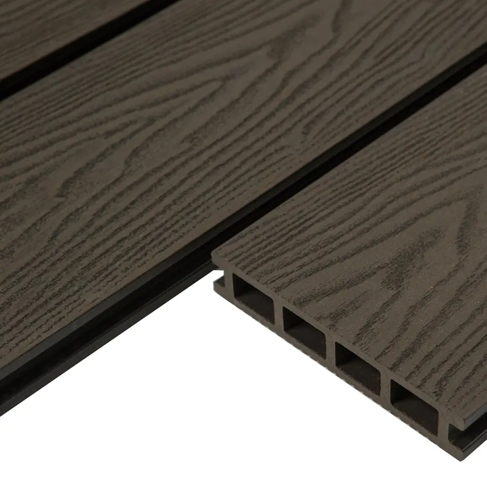 Террасная доска ДПК CM Decking Vintage цвет Венге 4000x140x25 мм двусторонняя вельвет/структура дерева 0.56 м² 82338675 STLM-2041752  - Вид №2