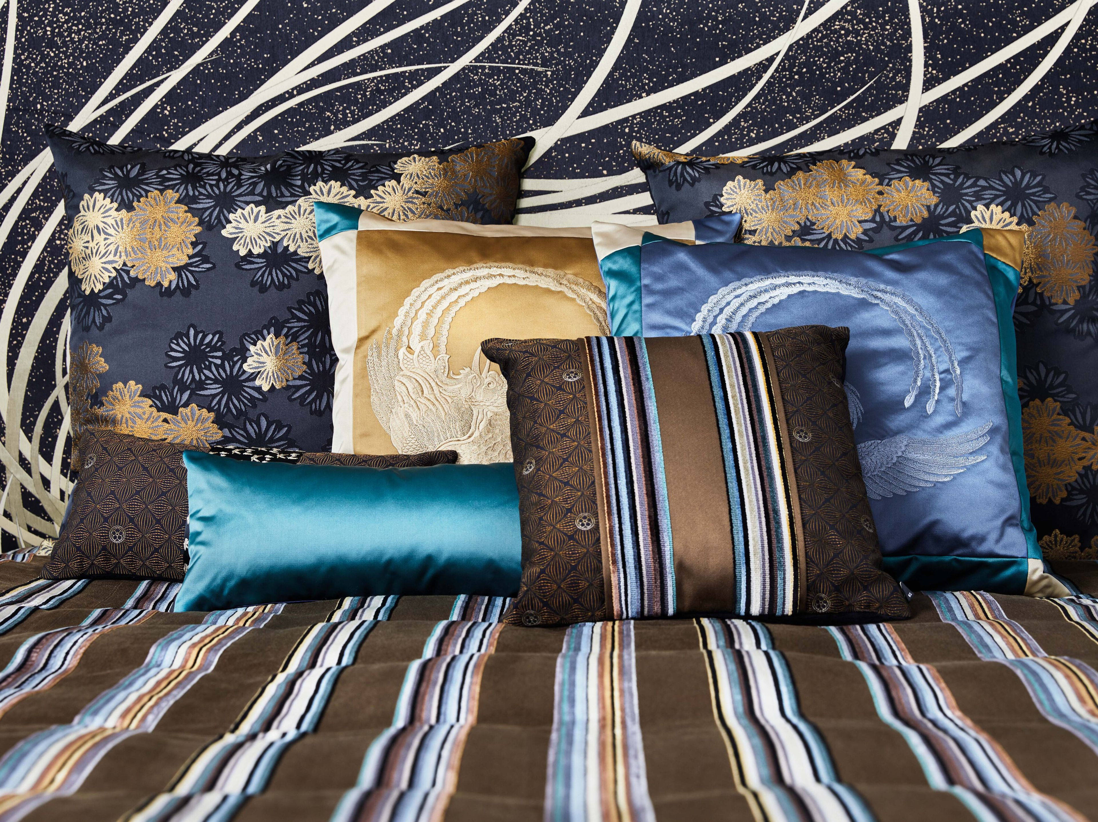 Квадратная подушка из ткани K-3 Shogun ARCH-00065865 - Вид №4