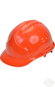 59326 Каска строительная с храповым механизмом оранжевая  Средства защиты головы размер
