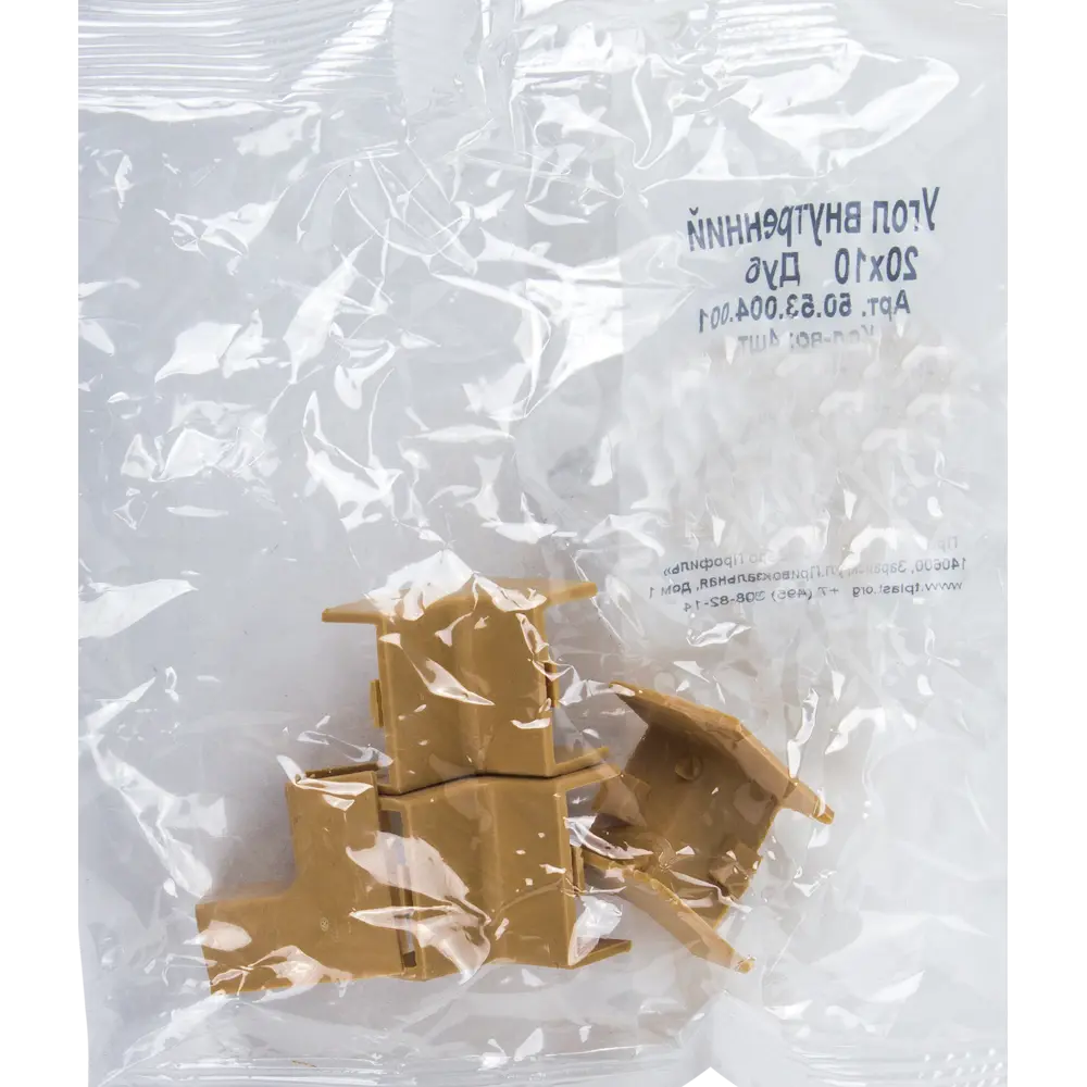 Угол внутренний для кабель-канала 20/10 мм цвет дуб 4 шт Santreyd STLM-2150942 - Вид №1