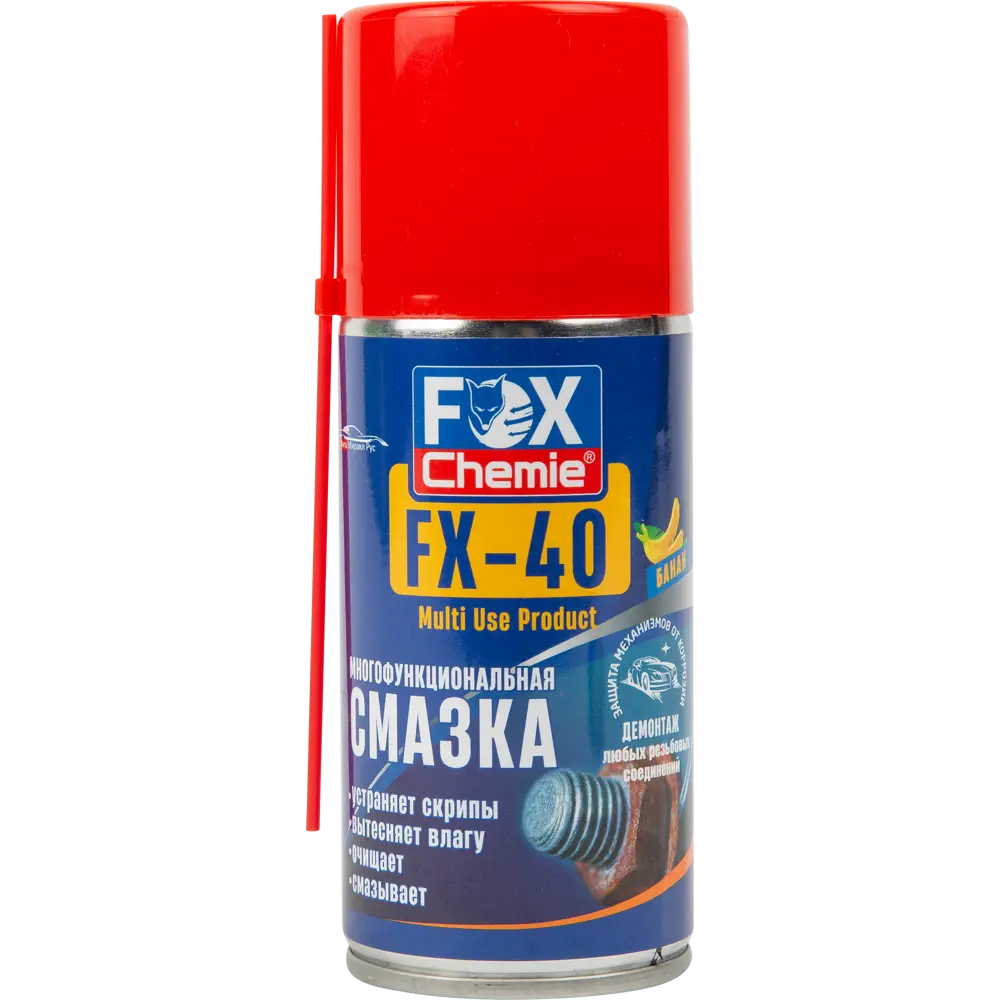 Fox Chemie FX-40 - универсальная смазка с банановым ароматом 210 мл 85342937 STLM-1444570