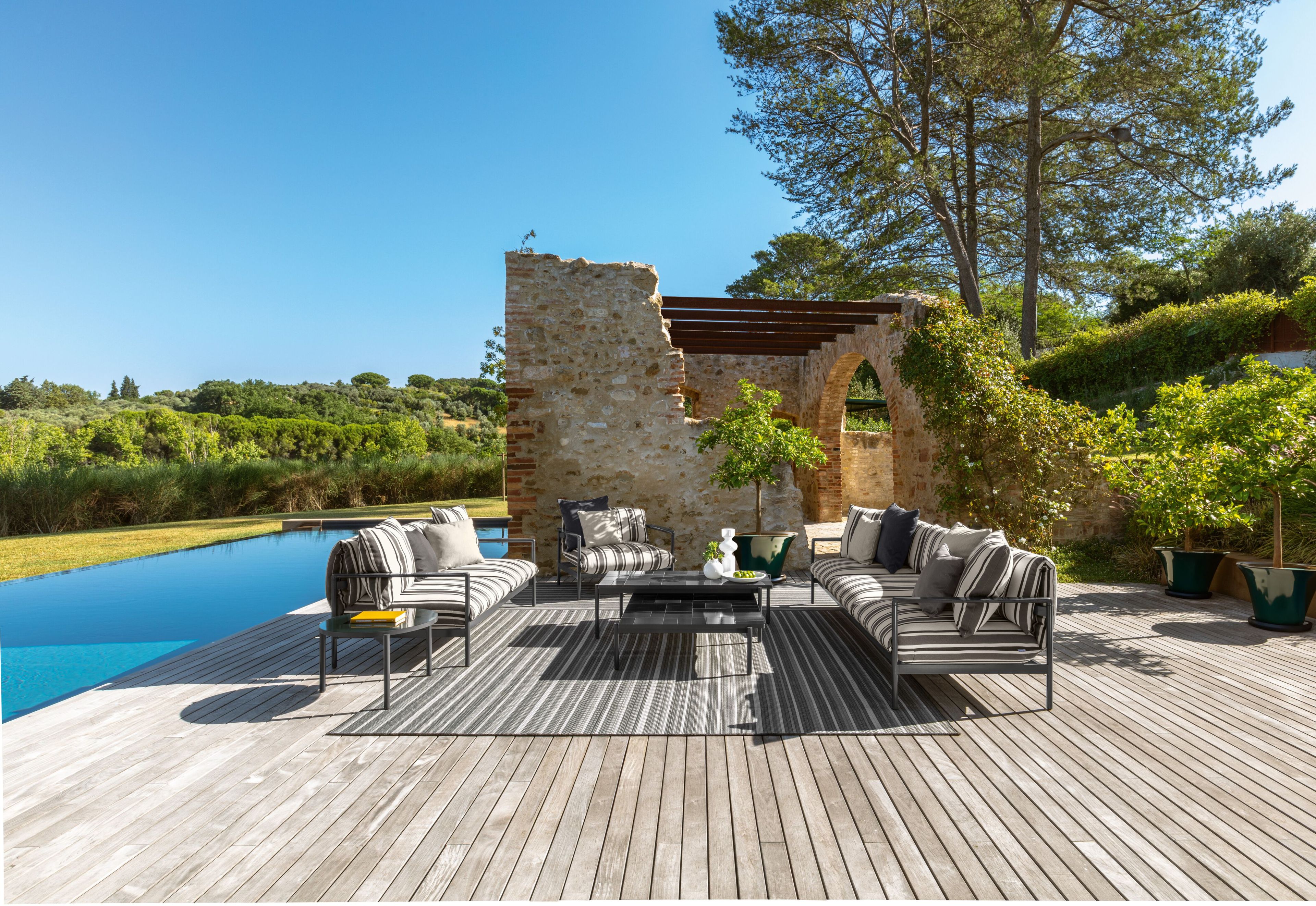 Алюминиевый квадратный садовый стол Talenti Nalu ARCH-00054689 - Вид №6