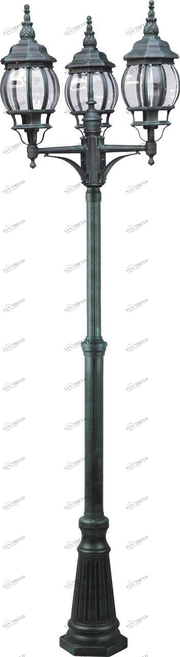 Садово-парковый светильник Arte Lamp Atlanta A1047PA-3BG ARTE LAMP ФОНАРЬ 268769 Медь 