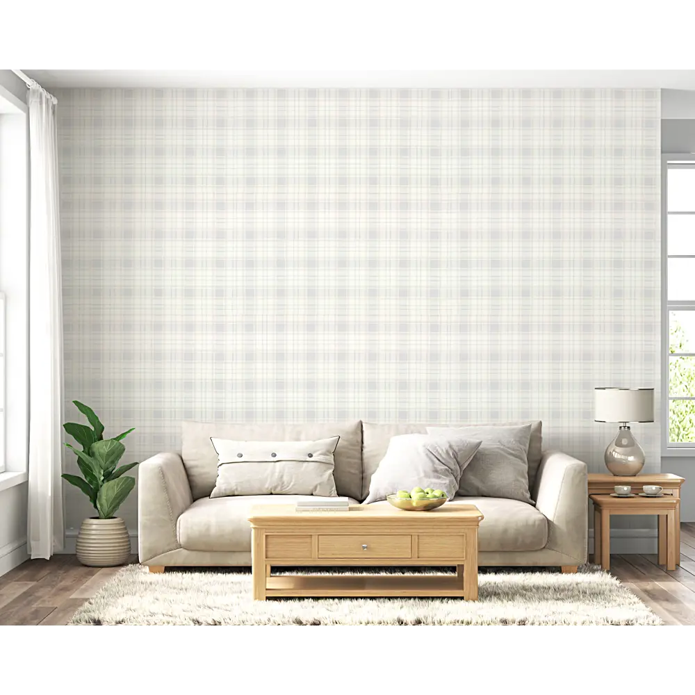 Обои флизелиновые Asc Wallpaper Maison бежевые с геометрическим рисунком 89427882 STLM-1569858 - Вид №4