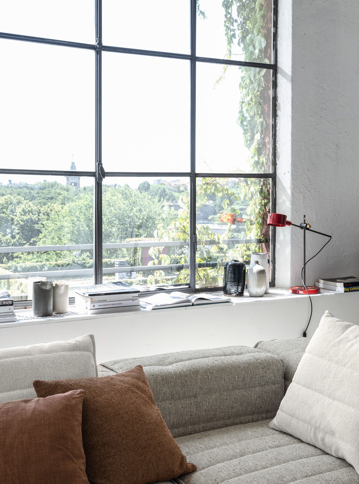 Модульный угловой диван из ткани Gervasoni Samet ARCH-00092348 - Вид №3