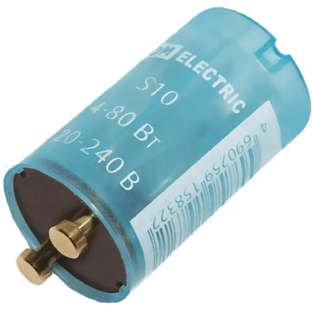 Стартер TDM ELECTRIC S10 для люминесцентных ламп 4-80Вт 14389563 STLM-0004878 - Вид №1