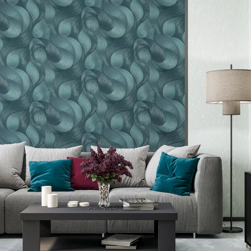 Обои флизелиновые Palitra Planet Faina синие 1.06 м PP72119-67 STLM-2047407 - Вид №2